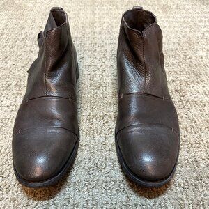 John Varvatos - Dark Brown Side Zip Boot - Men's Size 10.5